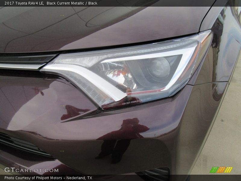 Black Current Metallic / Black 2017 Toyota RAV4 LE
