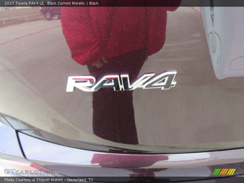 Black Current Metallic / Black 2017 Toyota RAV4 LE
