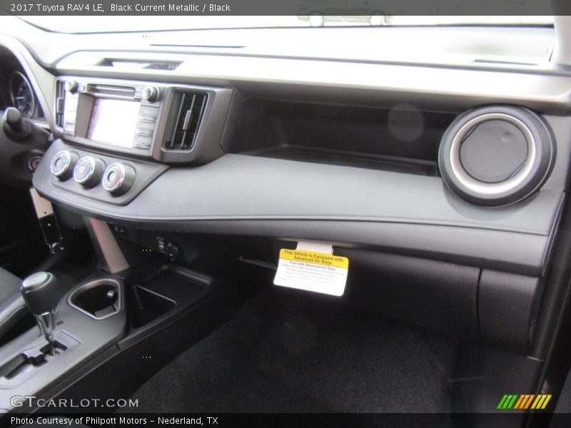 Black Current Metallic / Black 2017 Toyota RAV4 LE