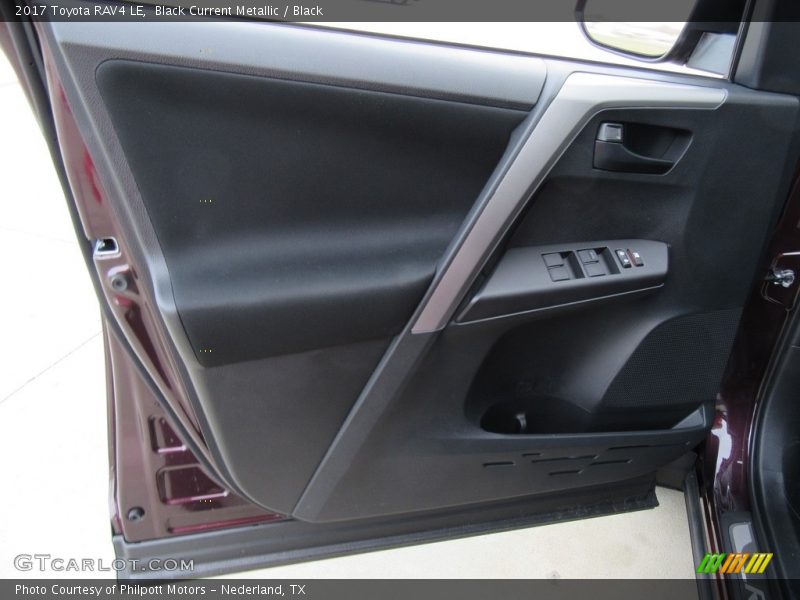 Black Current Metallic / Black 2017 Toyota RAV4 LE
