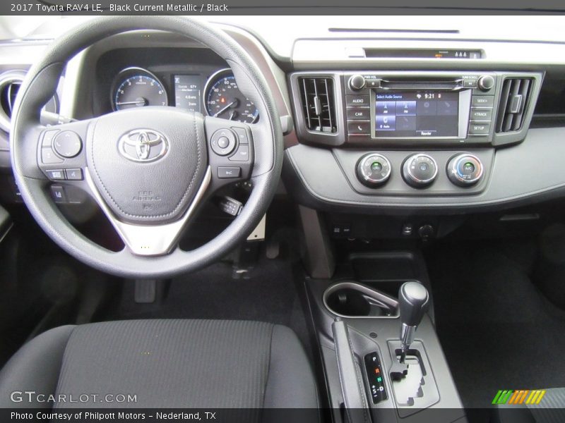 Black Current Metallic / Black 2017 Toyota RAV4 LE