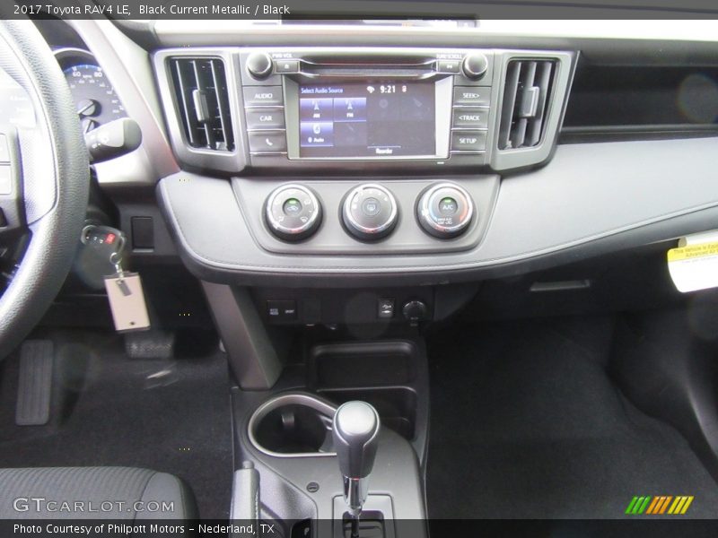 Black Current Metallic / Black 2017 Toyota RAV4 LE