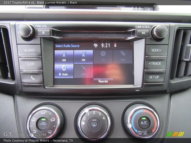 Black Current Metallic / Black 2017 Toyota RAV4 LE