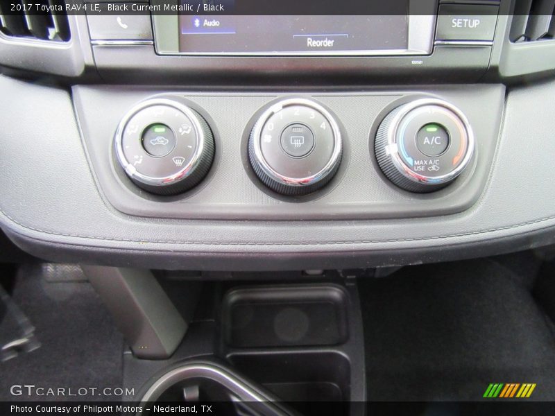 Black Current Metallic / Black 2017 Toyota RAV4 LE