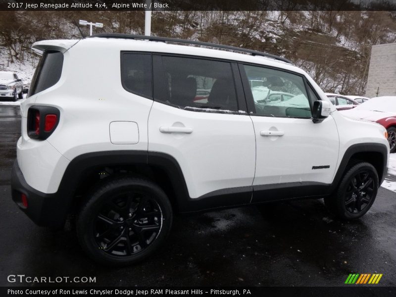 Alpine White / Black 2017 Jeep Renegade Altitude 4x4