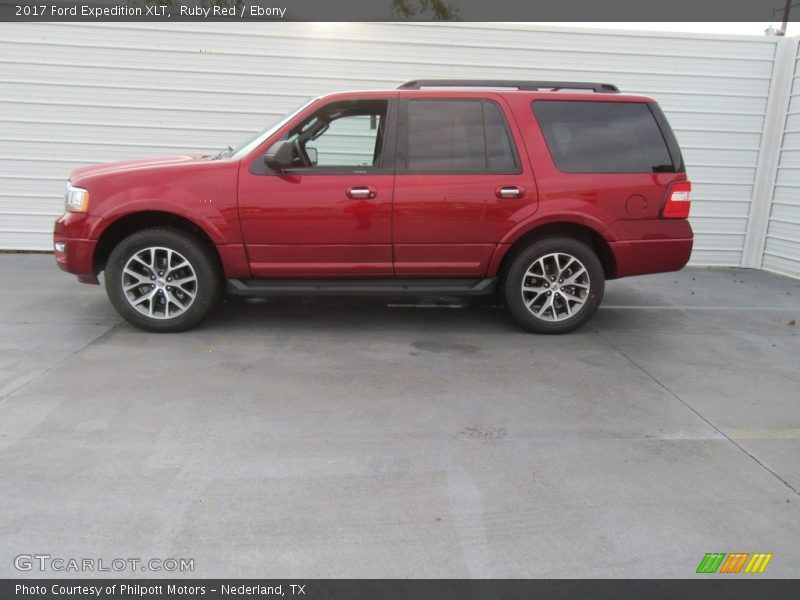 Ruby Red / Ebony 2017 Ford Expedition XLT