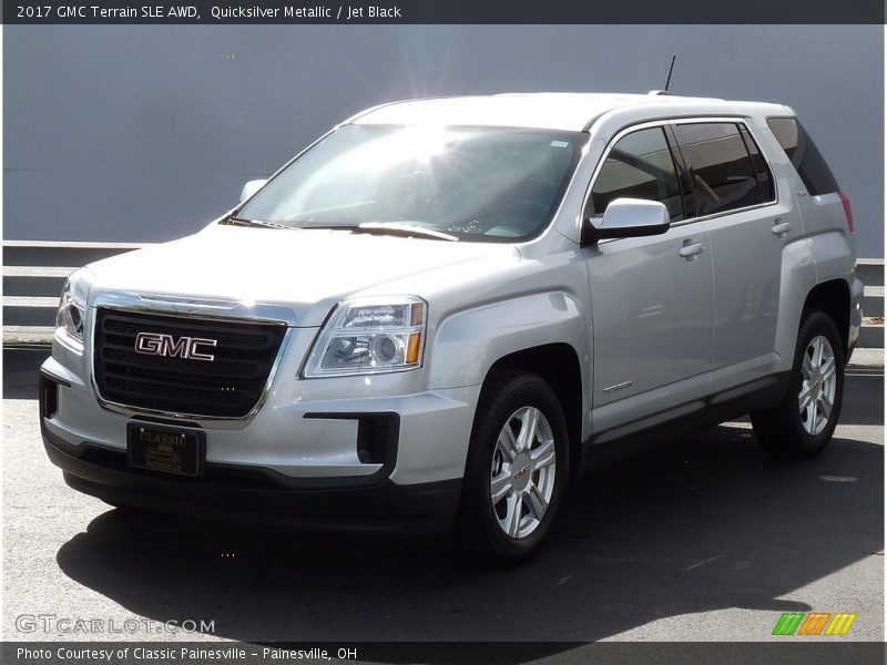 Quicksilver Metallic / Jet Black 2017 GMC Terrain SLE AWD