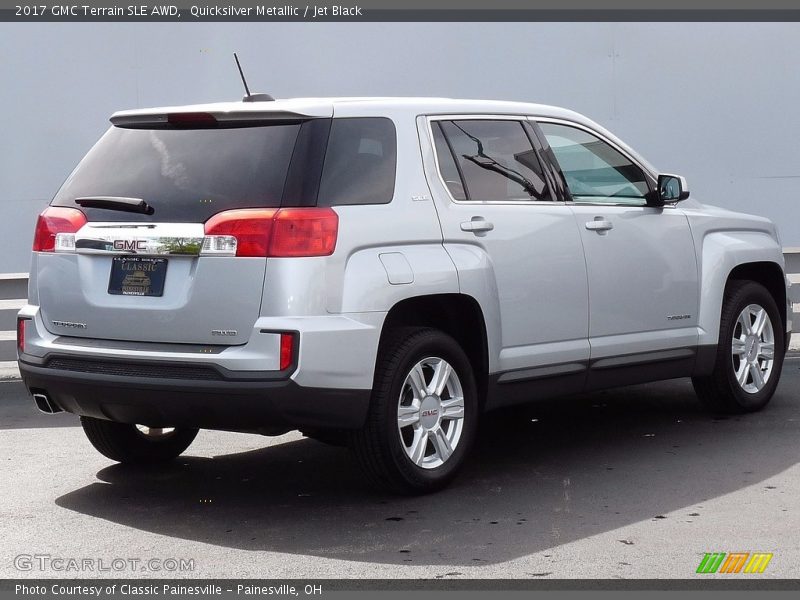 Quicksilver Metallic / Jet Black 2017 GMC Terrain SLE AWD