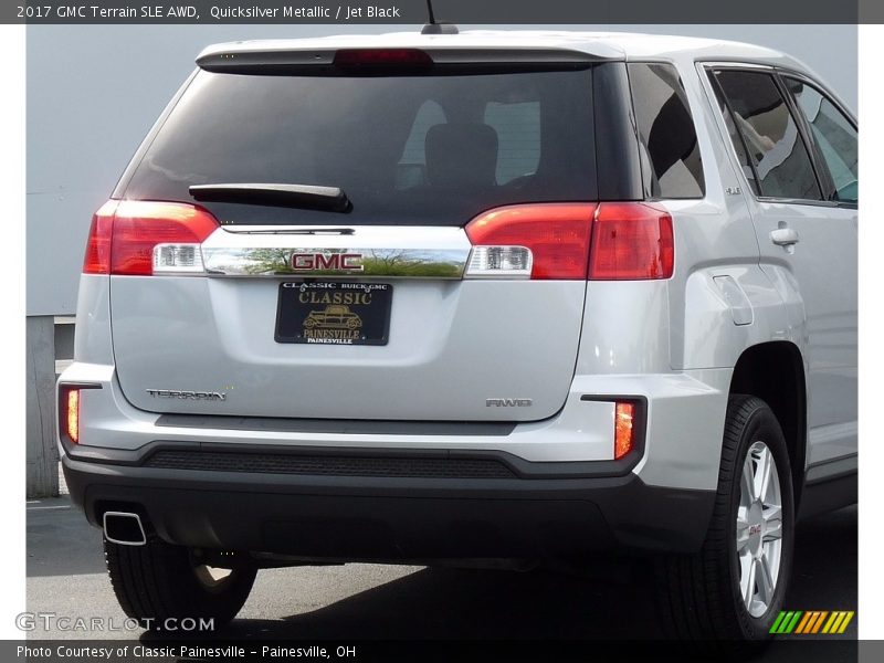 Quicksilver Metallic / Jet Black 2017 GMC Terrain SLE AWD