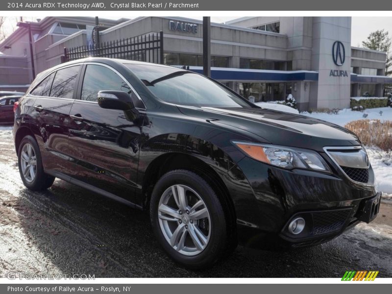 Crystal Black Pearl / Parchment 2014 Acura RDX Technology AWD