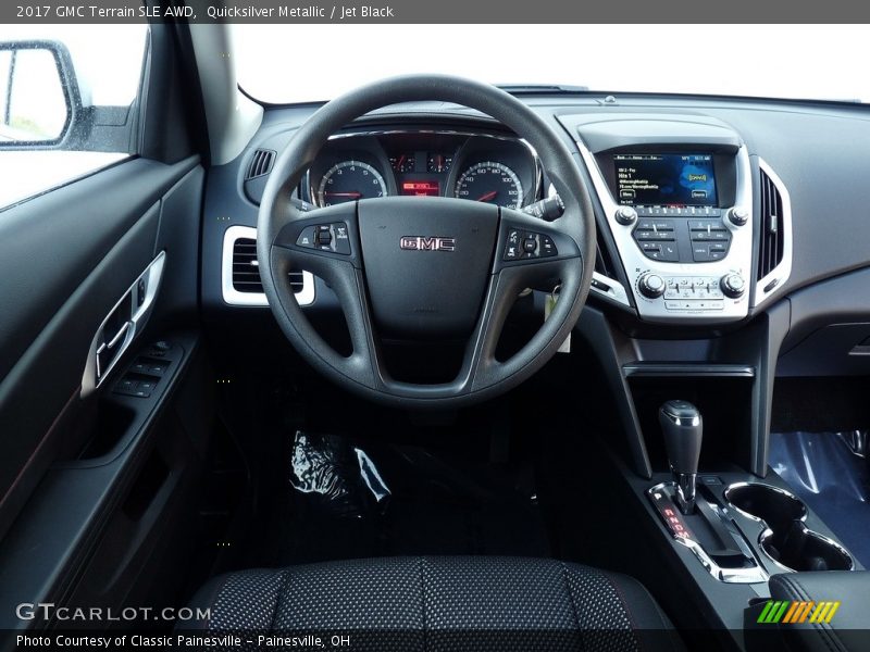 Quicksilver Metallic / Jet Black 2017 GMC Terrain SLE AWD