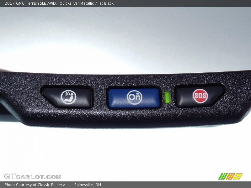 Quicksilver Metallic / Jet Black 2017 GMC Terrain SLE AWD