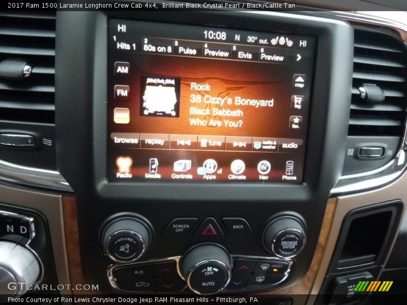 Controls of 2017 1500 Laramie Longhorn Crew Cab 4x4