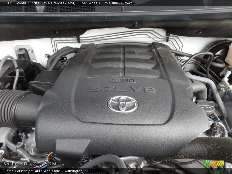 Super White / 1794 Black/Brown 2016 Toyota Tundra 1794 CrewMax 4x4