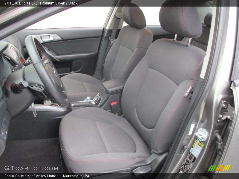 Titanium Silver / Black 2011 Kia Forte SX