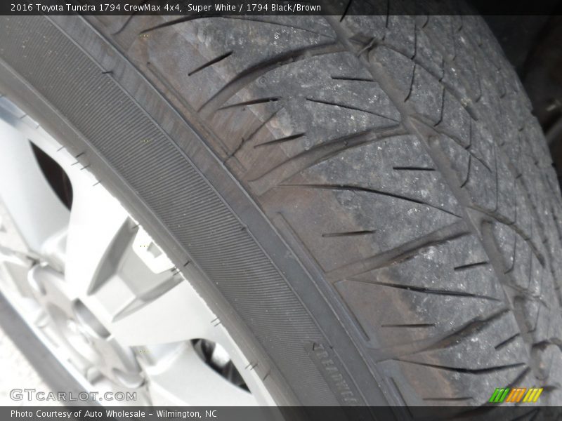 Super White / 1794 Black/Brown 2016 Toyota Tundra 1794 CrewMax 4x4