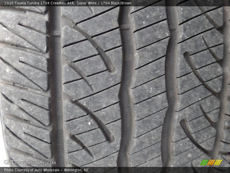 Super White / 1794 Black/Brown 2016 Toyota Tundra 1794 CrewMax 4x4