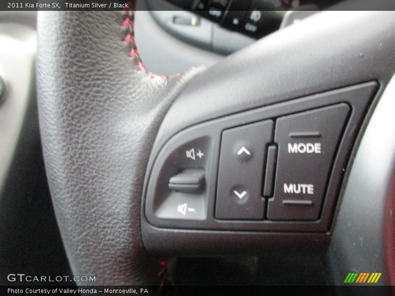 Titanium Silver / Black 2011 Kia Forte SX