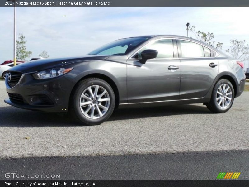 Machine Gray Metallic / Sand 2017 Mazda Mazda6 Sport