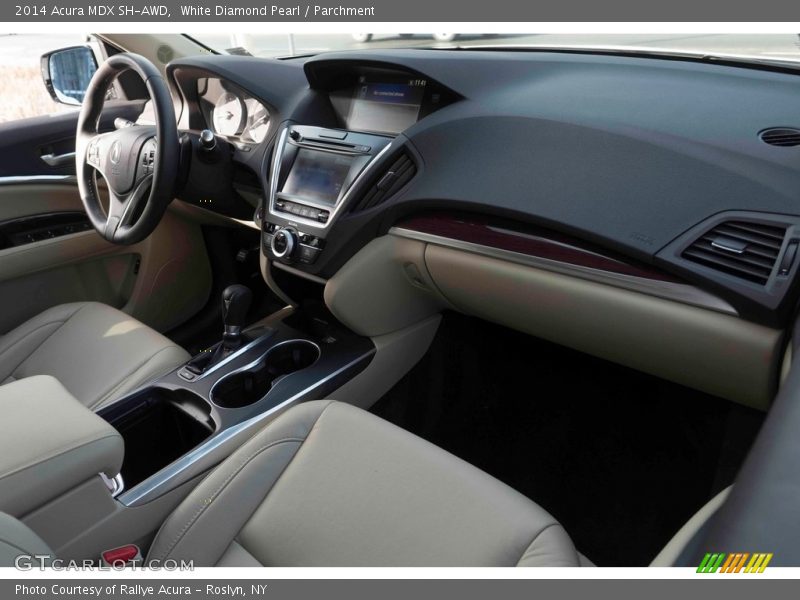 White Diamond Pearl / Parchment 2014 Acura MDX SH-AWD