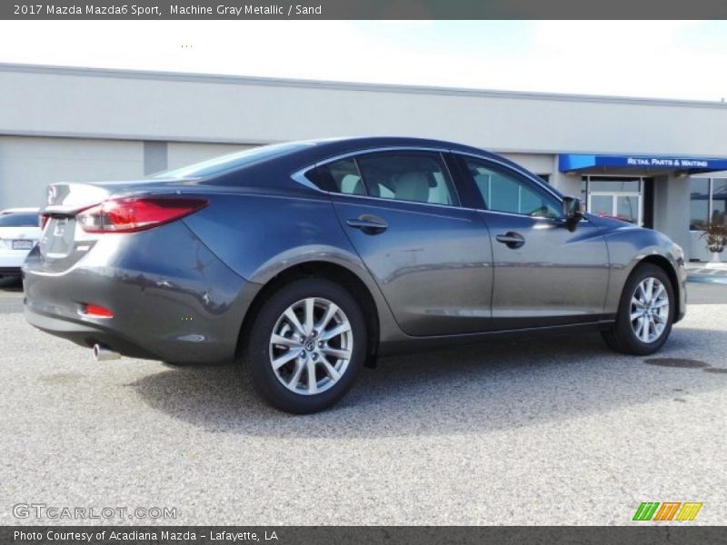 Machine Gray Metallic / Sand 2017 Mazda Mazda6 Sport