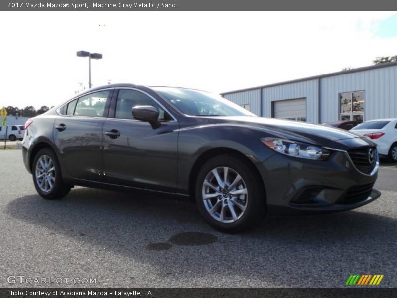 Machine Gray Metallic / Sand 2017 Mazda Mazda6 Sport