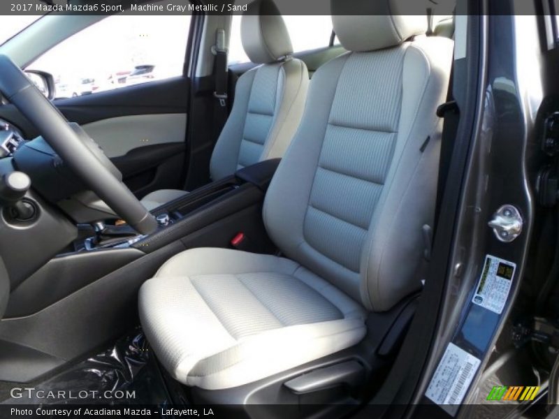 Machine Gray Metallic / Sand 2017 Mazda Mazda6 Sport
