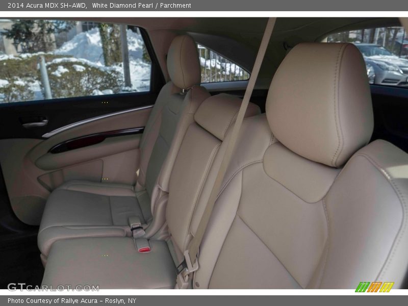 White Diamond Pearl / Parchment 2014 Acura MDX SH-AWD