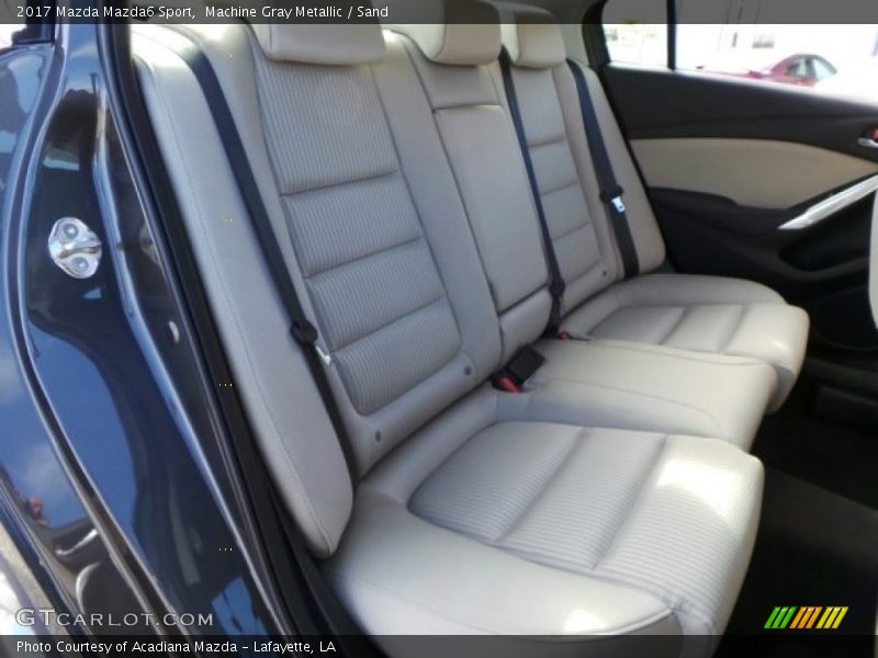 Machine Gray Metallic / Sand 2017 Mazda Mazda6 Sport