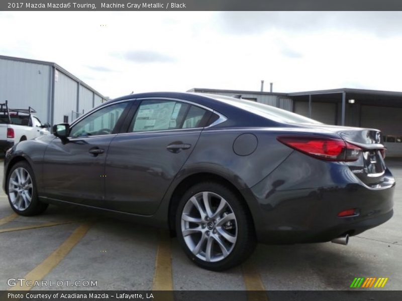 Machine Gray Metallic / Black 2017 Mazda Mazda6 Touring