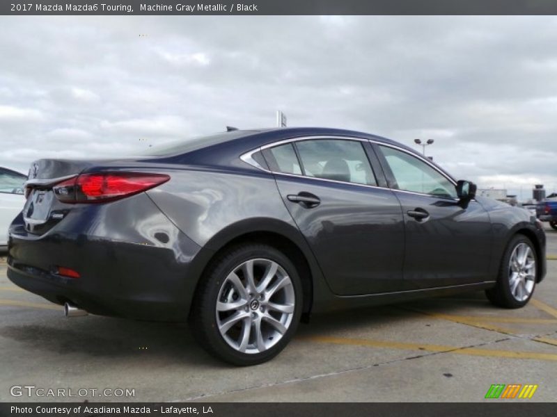Machine Gray Metallic / Black 2017 Mazda Mazda6 Touring