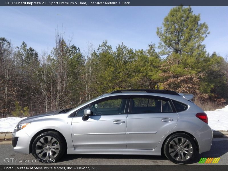 Ice Silver Metallic / Black 2013 Subaru Impreza 2.0i Sport Premium 5 Door