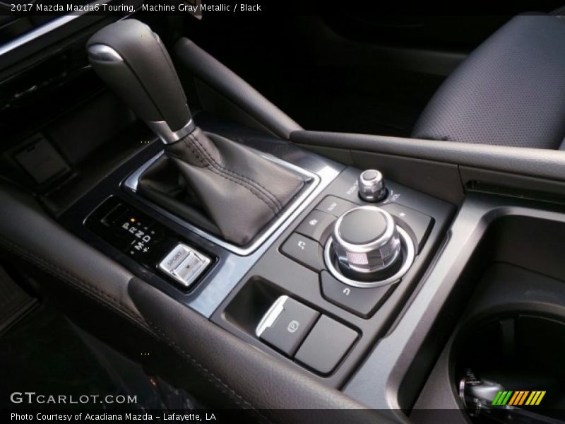 Machine Gray Metallic / Black 2017 Mazda Mazda6 Touring