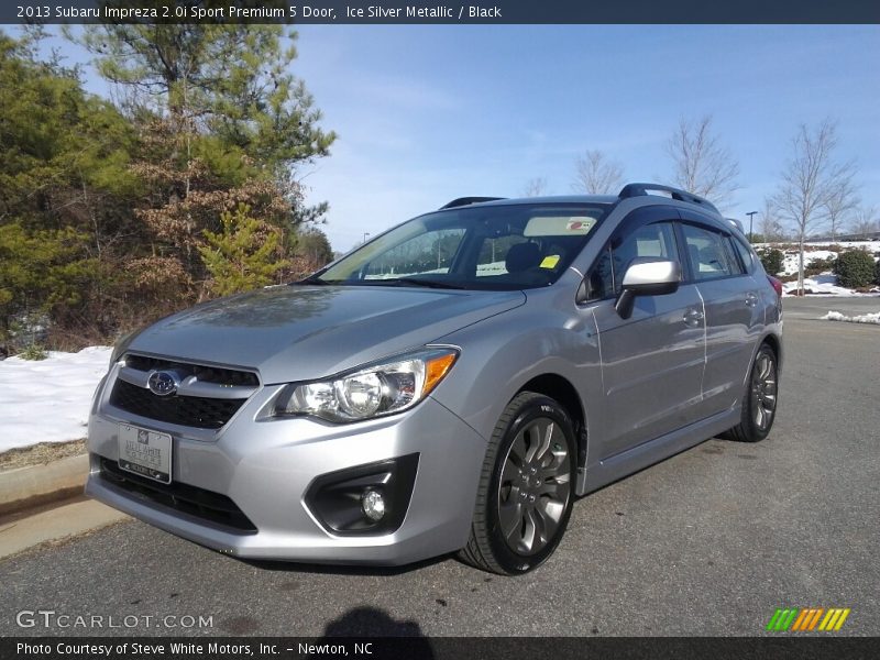 Ice Silver Metallic / Black 2013 Subaru Impreza 2.0i Sport Premium 5 Door