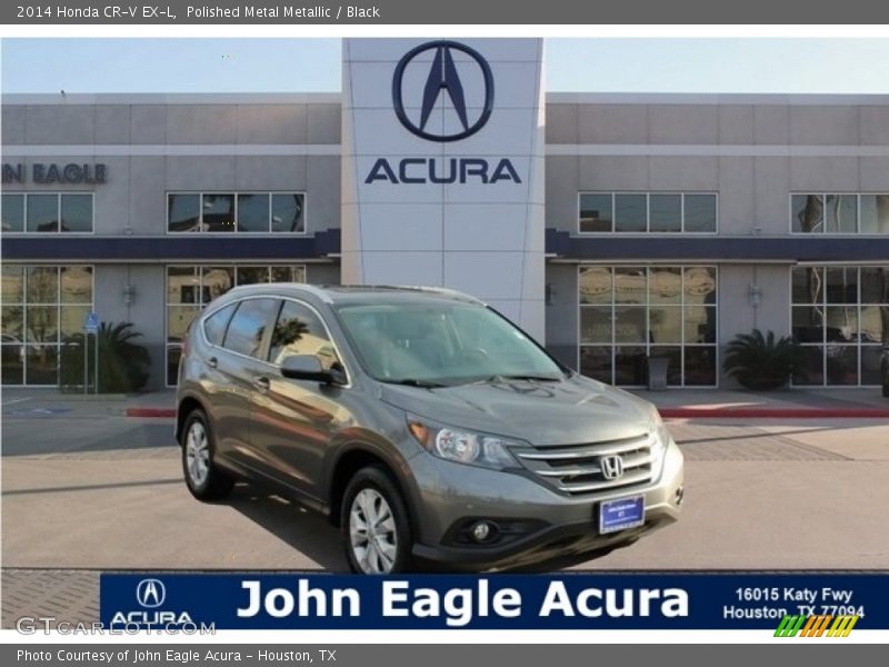 Polished Metal Metallic / Black 2014 Honda CR-V EX-L