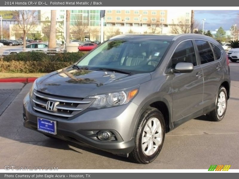 Polished Metal Metallic / Black 2014 Honda CR-V EX-L