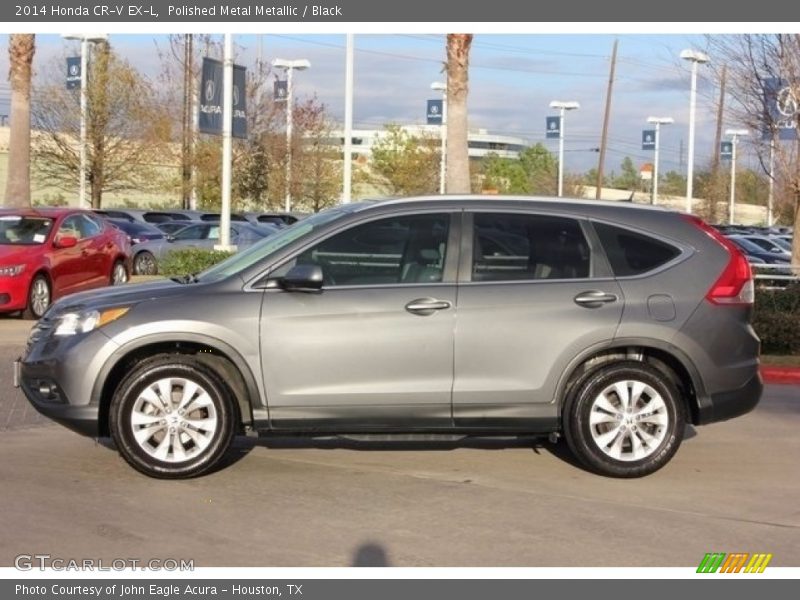Polished Metal Metallic / Black 2014 Honda CR-V EX-L