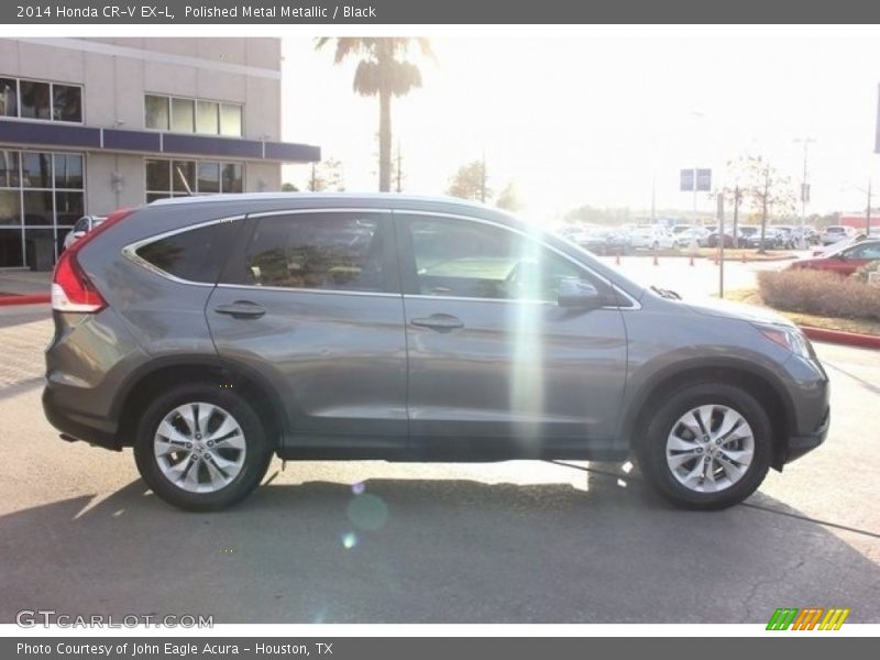 Polished Metal Metallic / Black 2014 Honda CR-V EX-L