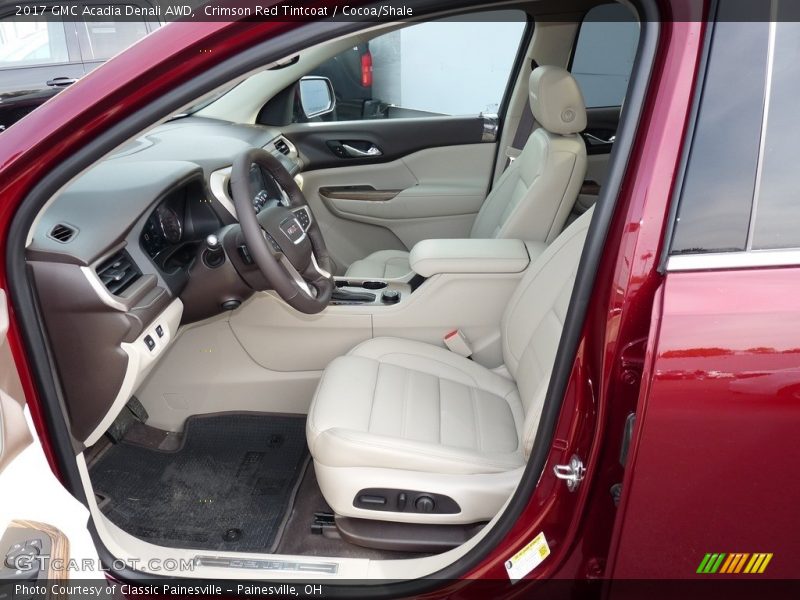 Crimson Red Tintcoat / Cocoa/Shale 2017 GMC Acadia Denali AWD