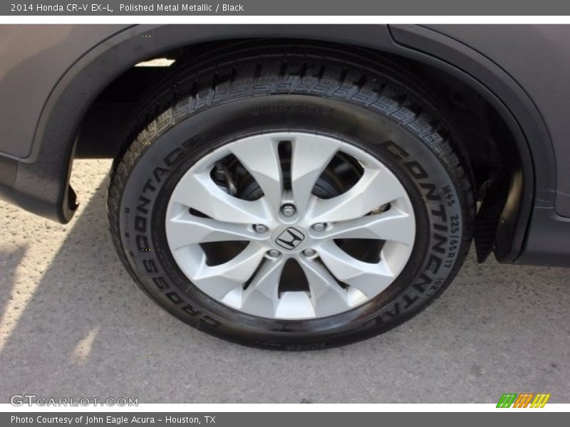 Polished Metal Metallic / Black 2014 Honda CR-V EX-L