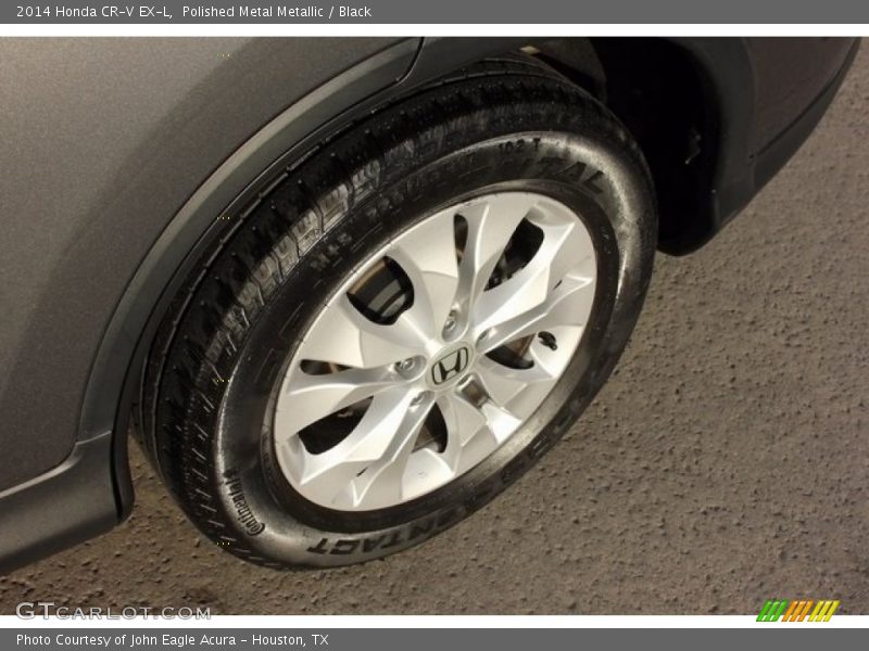 Polished Metal Metallic / Black 2014 Honda CR-V EX-L