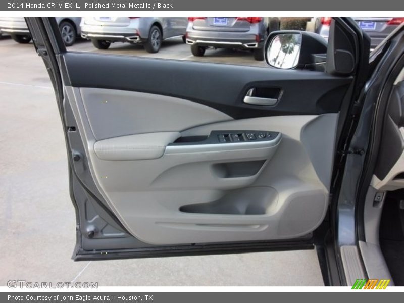 Polished Metal Metallic / Black 2014 Honda CR-V EX-L