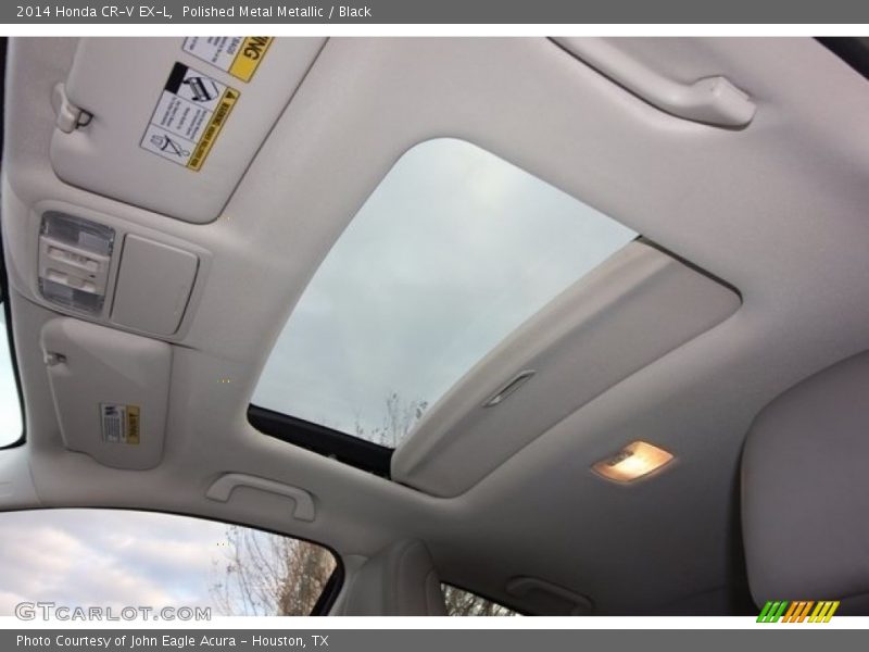 Polished Metal Metallic / Black 2014 Honda CR-V EX-L