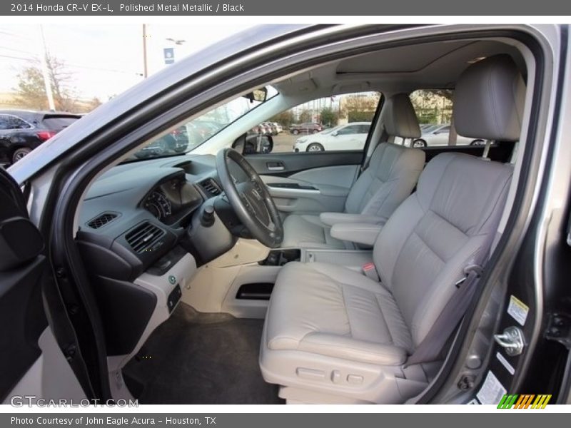 Polished Metal Metallic / Black 2014 Honda CR-V EX-L