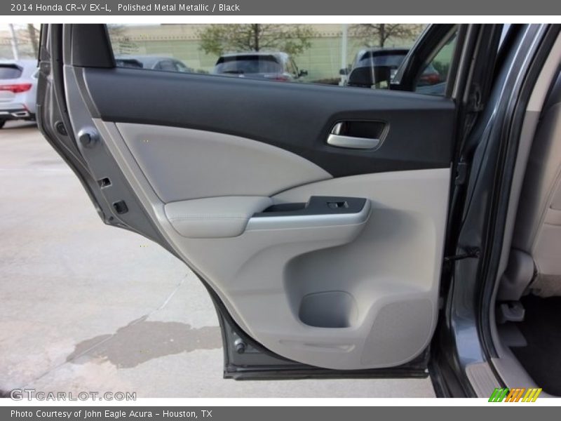 Polished Metal Metallic / Black 2014 Honda CR-V EX-L