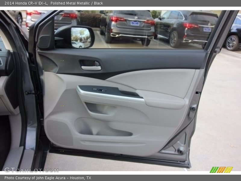 Polished Metal Metallic / Black 2014 Honda CR-V EX-L