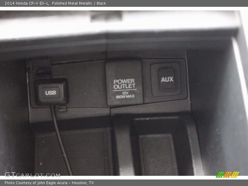 Polished Metal Metallic / Black 2014 Honda CR-V EX-L