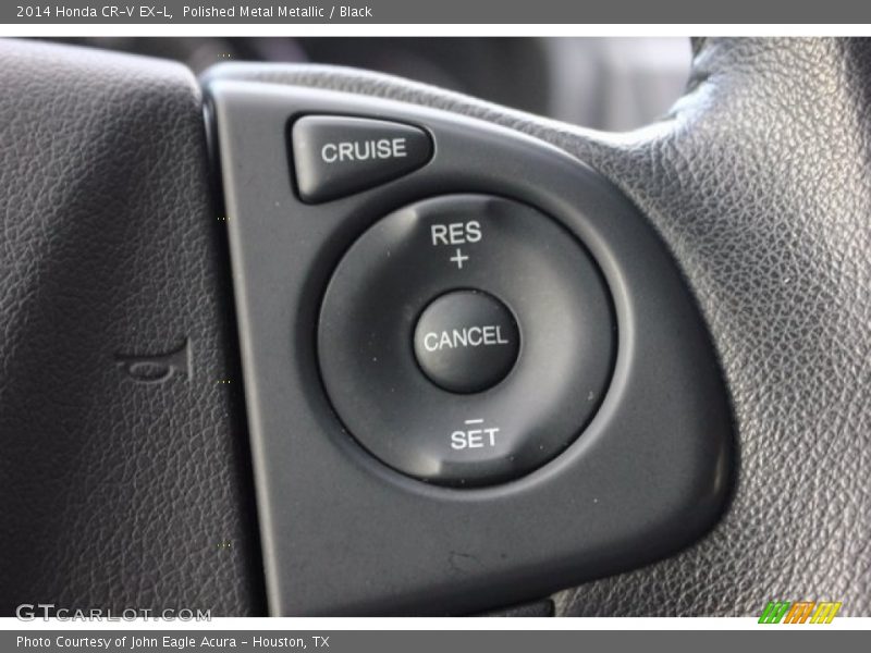 Polished Metal Metallic / Black 2014 Honda CR-V EX-L