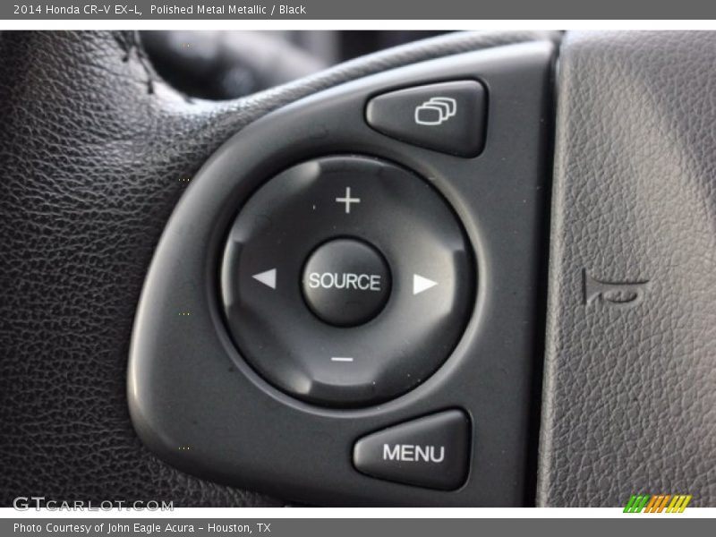 Polished Metal Metallic / Black 2014 Honda CR-V EX-L