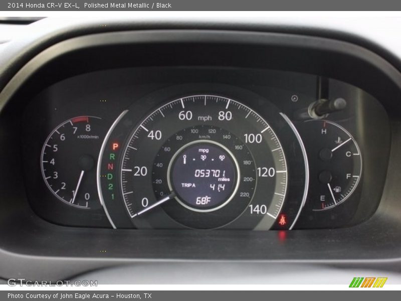 Polished Metal Metallic / Black 2014 Honda CR-V EX-L